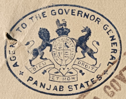 India 1922 letter - Removal of convicts from Andaman Island Jail to Patiala