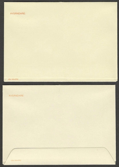 (AOP) India Sweden 1971-76 aerogrammes & airmail envelopes most unused (7)