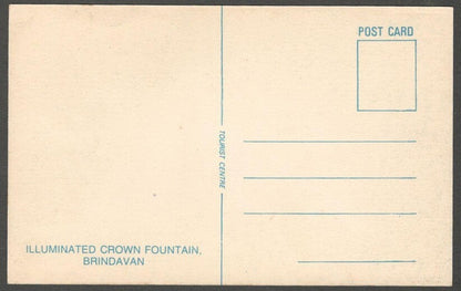 AOP India vintage set of 7 postcards BRINDAVAN
