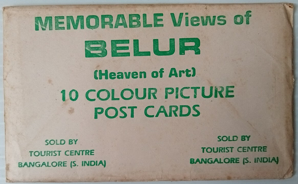 AOP India BELUR vintage packet of 10 postcards