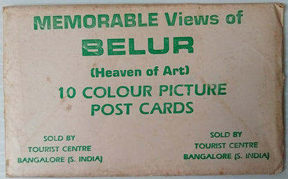 AOP India BELUR vintage packet of 10 postcards