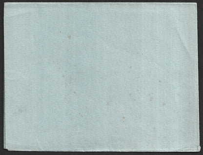 India 15p postal stationery lettesheet FRONT & PART BACK UNPRINTED error
