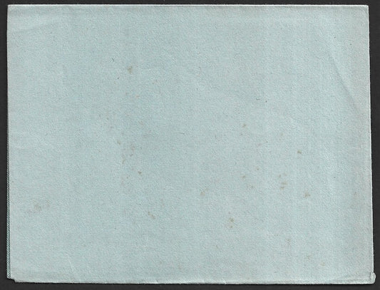 India 15p postal stationery lettesheet FRONT & PART BACK UNPRINTED error