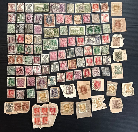 India pre 1947 on & off paper accumulation (100+ stamps)