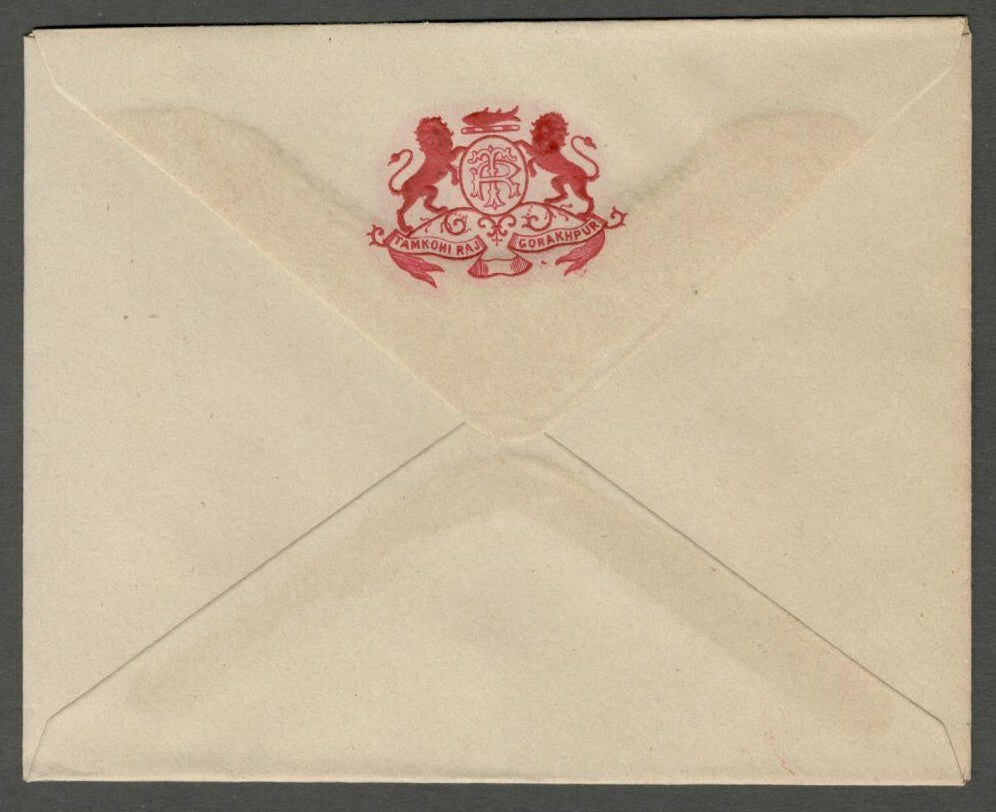 AOP India Tamkohi Raj State herald crested envelope