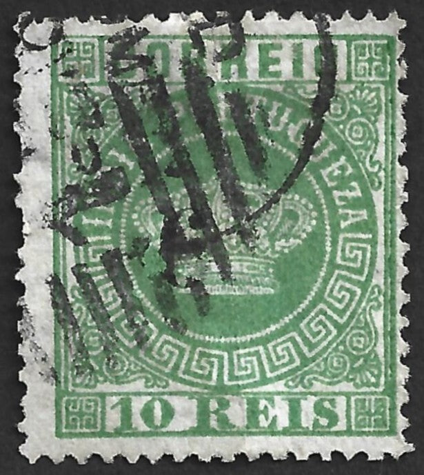 AOP Portuguese India 1880-81 Crown issue #123 used