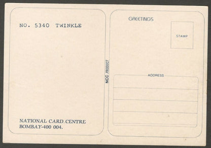 Bollywood postcards TWINKE KHANNA x 5 different 