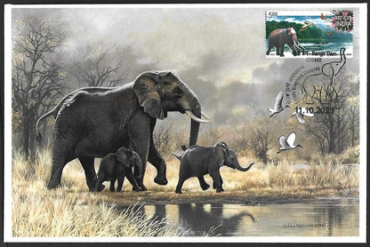 India 2023 LEMRU ELEPHANT RESERVE Special covers (5)