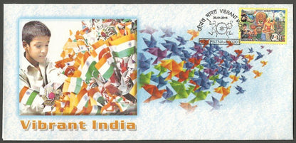 AOP India Private FDC First Day cover 2016 VIBRANT INDIA