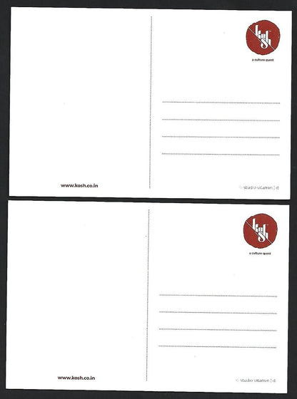 (AOP) India RELGIONS postcards HINDUISM, ISLAM, BUDDHISM (6)