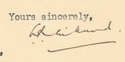 India 1946 crested letter KAPURTHALA STATE CHIEF MINISTER signed
