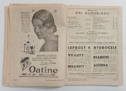 India MODERN REVIEW June 1946 Squaring the Circle in Palestine by St. Nihal Sing