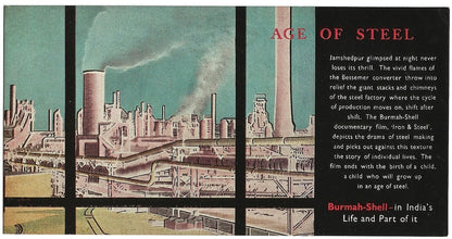 India Burmah Shell 1957 advertizement blotter - Motor Oil & Petroleum