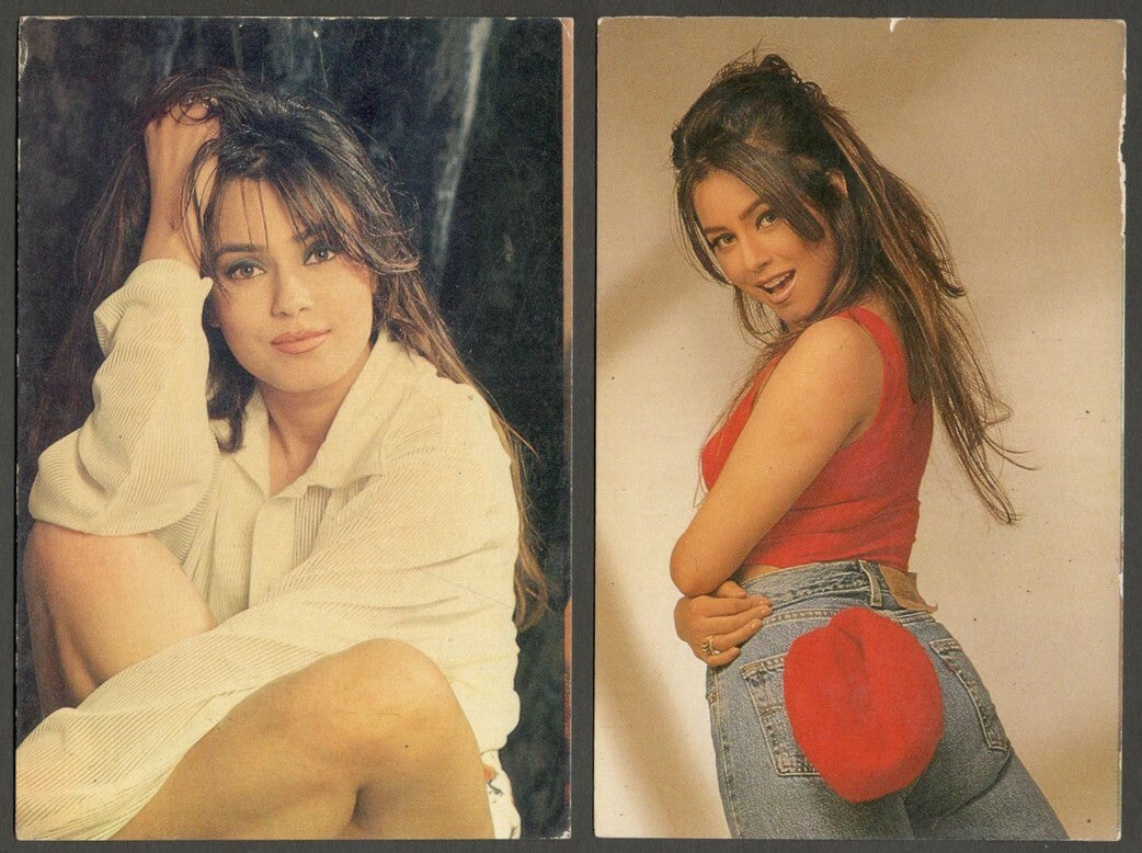 Bollywood postcards MAHIMA CHOWDARY x 7 different 