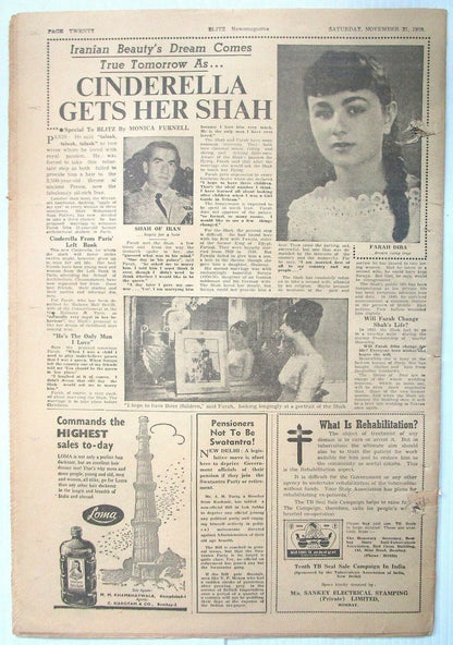 India Blitz 21 Nov 1959 issue IS CHINA SOCIALIST OR IMPERIALIST? see condition