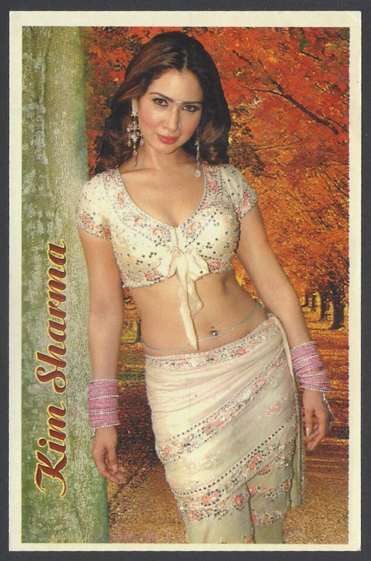 AOP India Bollywood  KIM SHARMA vintage postcard
