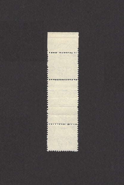 India 1979 Agriculture Rice Picking 13mm pre-printing paper fold MNH