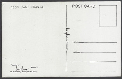 AOP India Bollywood vintage postcard JUHI CHAWLA