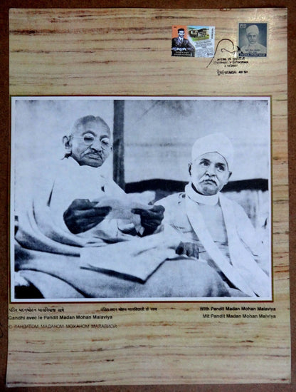 India 2007 Gandhi Satyagraha on 25 different First Day Panels 10x13 inches