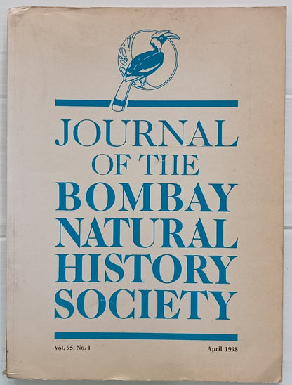 AOP India JOURNAL OF THE BOMBAY NATURAL HISTORY SOCIETY April 1998