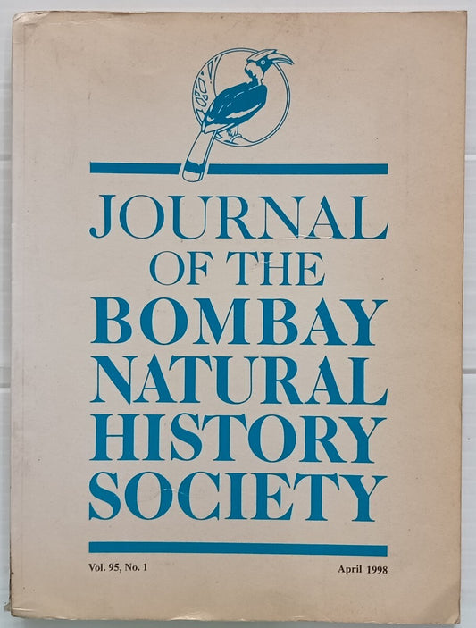 AOP India JOURNAL OF THE BOMBAY NATURAL HISTORY SOCIETY April 1998