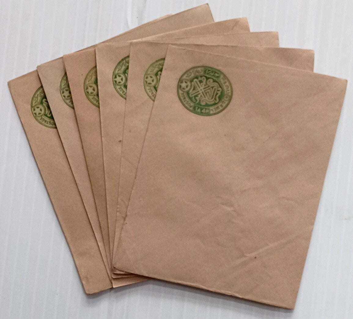 AOP India Hydrabad State 1944 1a4p (1362) envelopes unused x 10. HG #24