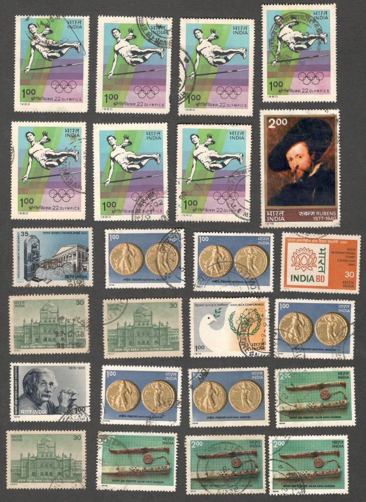 AOP India used commemoratives x 135