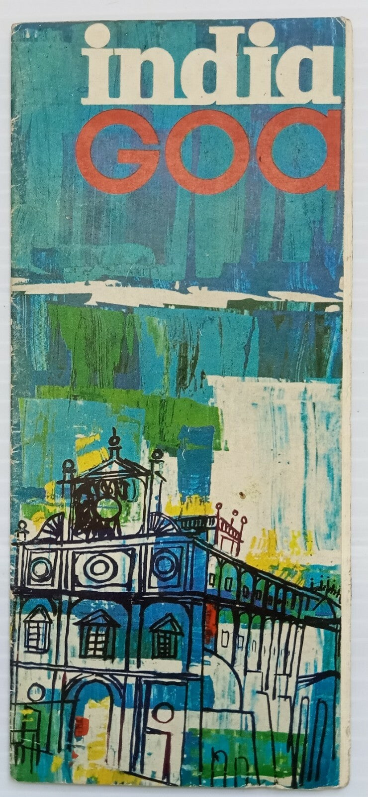 AOP India vintage tourist brochure GOA