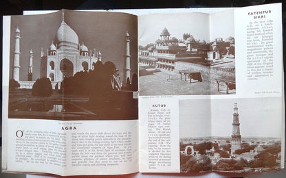 India & Burma 1930s tourism promotional booklet