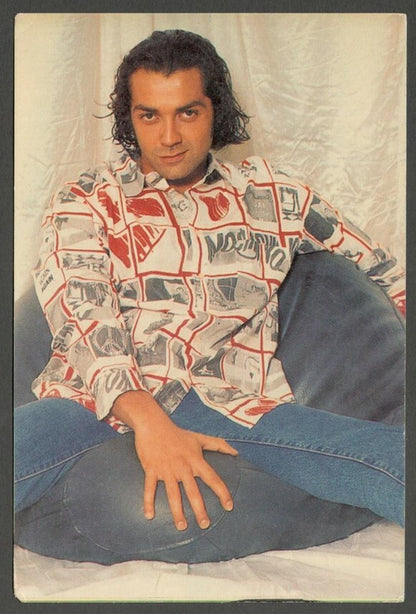 AOP India Bollywood vintage postcard BOBBY DEOL