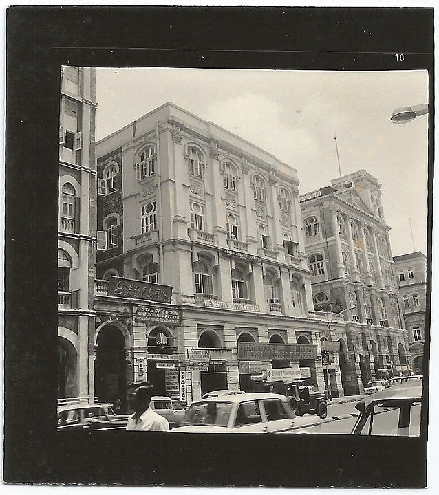 India Bombay small vintage photo 57mm x 57mm DN Road