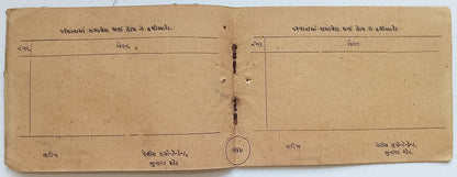 (AOP) India Junagad State 1940s Arms License unused