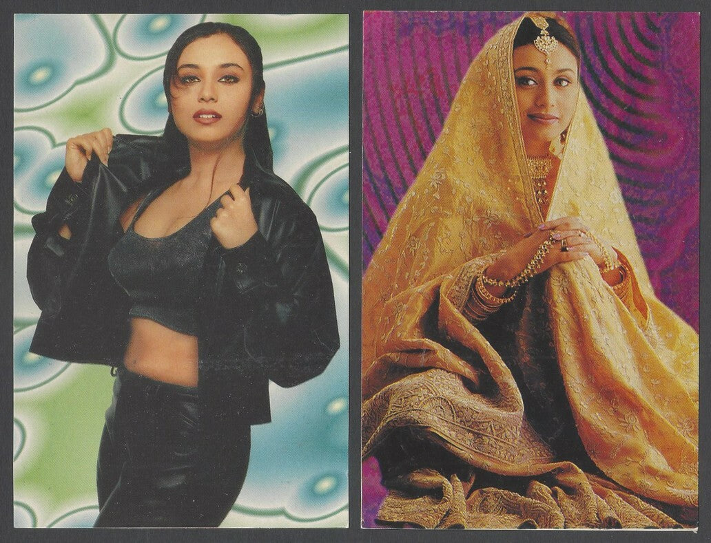 India Bollywood vintage postcards RANI MUKHARJI (5)