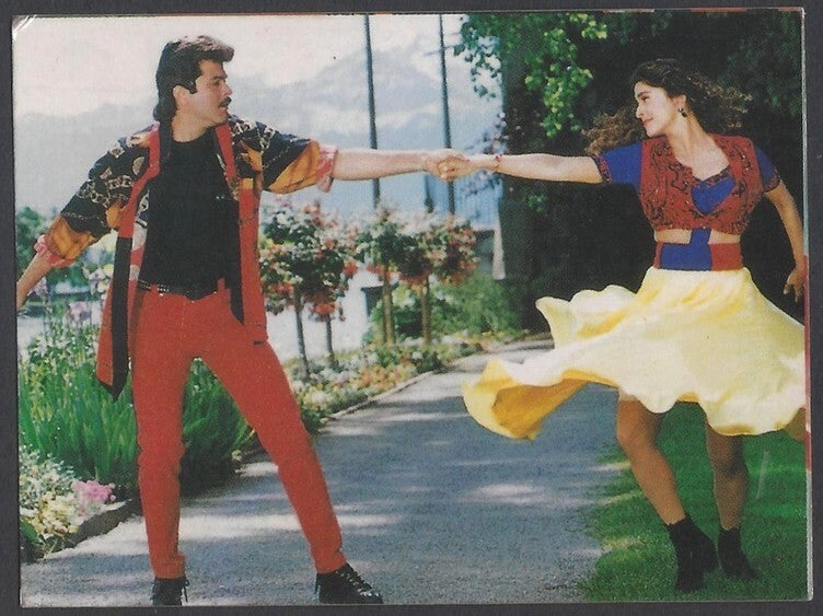 AOP2 India Bollywood 1997 Pocket Calendar - JUHI CHAWLA & ANIL KAPOOR