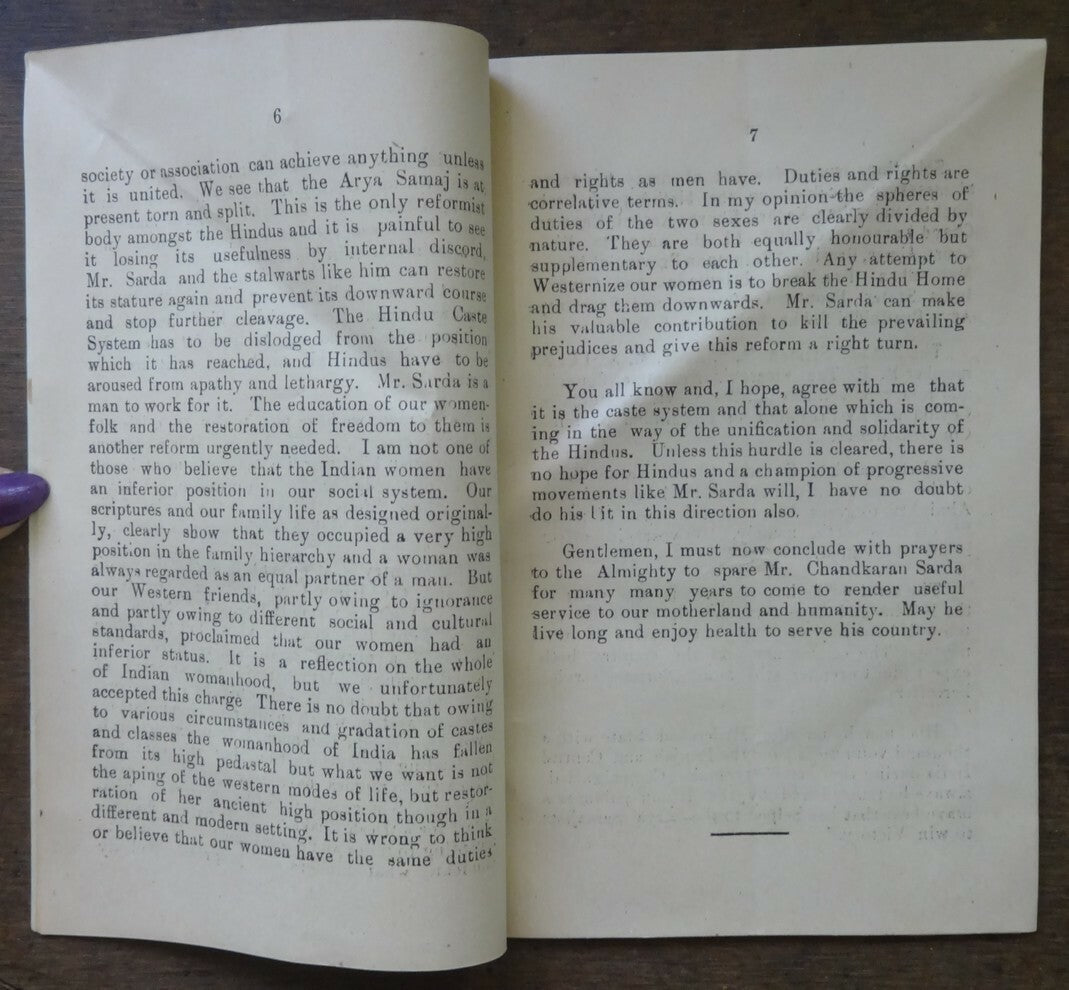 India 1944 Hindu Mahasabha booklet 2nd DICTATOR HYDERABAD etc
