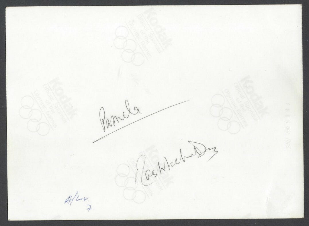 AOP India Pamela Bordes, Photographer signed photo 