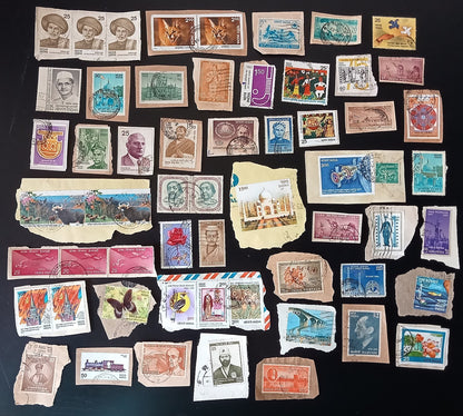 India unpicked on paper commemorative mix (200)