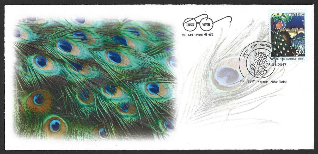 India 2017 Nature set of 6 FDCs