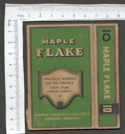 AOP India vintage empty packet MOGUL Cigarettes