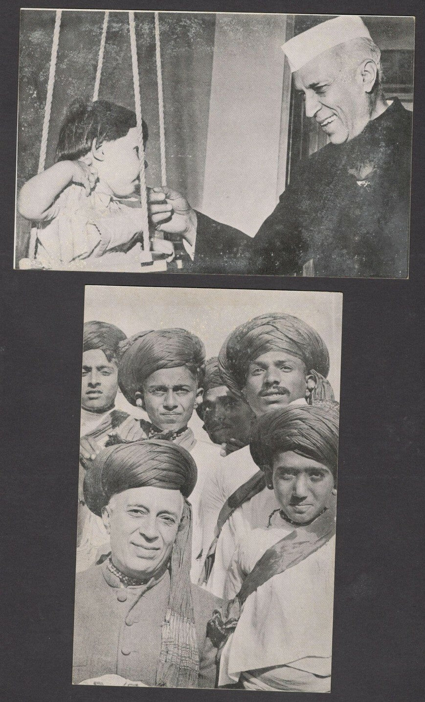 India 1963 Nehru Memorial postcards (6)