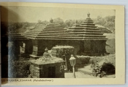 AOP India MAHABLESHWAR vintage booklet of 12 posrcards