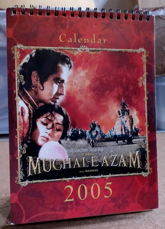 India Bollywood 2005 Mughal-e-Azam Calendar 6.5" x 8"