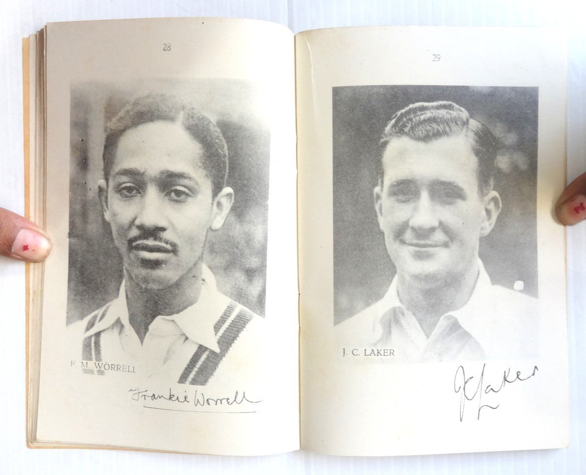 Commonwealth Cricket Tour of India souvenir / programme 1950-1