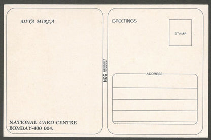 AOP India Bollywood DIYA MIRZA vintage postcard 
