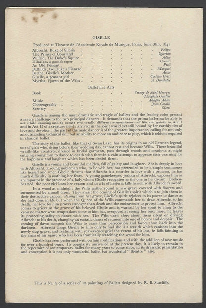 B.I. British India Line Ballets menu cards (4)