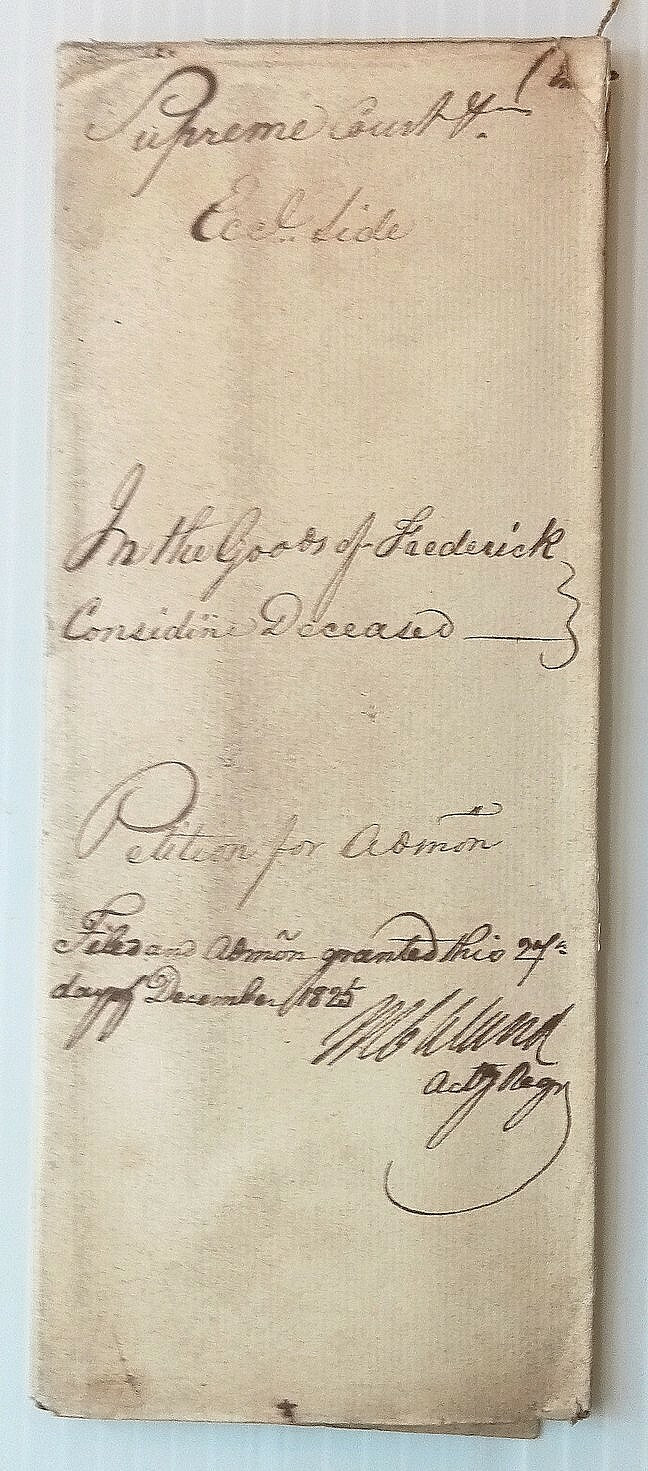 AOP India 1825 Supreme Court, Fort Williams, Calcutta document	