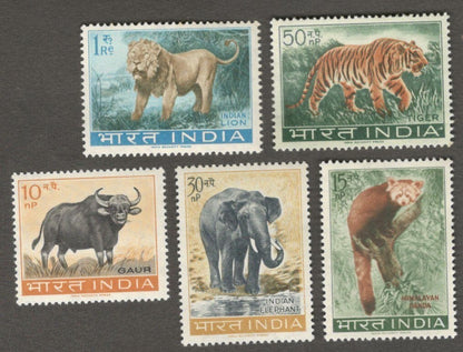 India #392a 1968 Animals set of 5 MNH