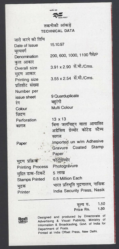 India 1997 Rural Indian Women used brochure