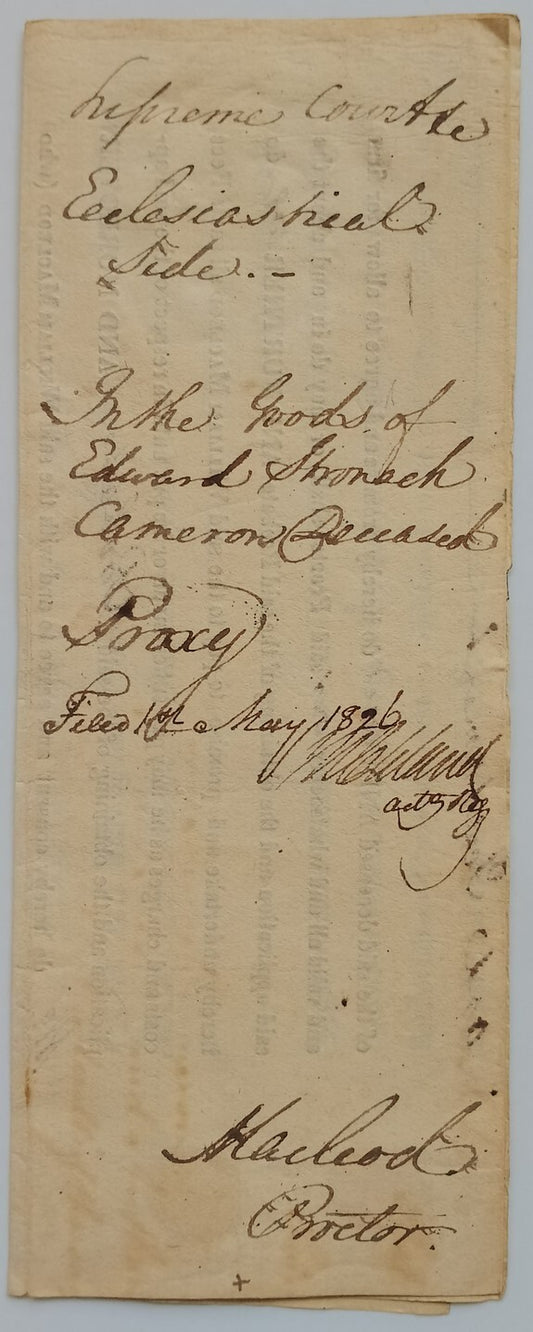 AOP India 1826 Supreme Court, Fort Williams, Calcutta document