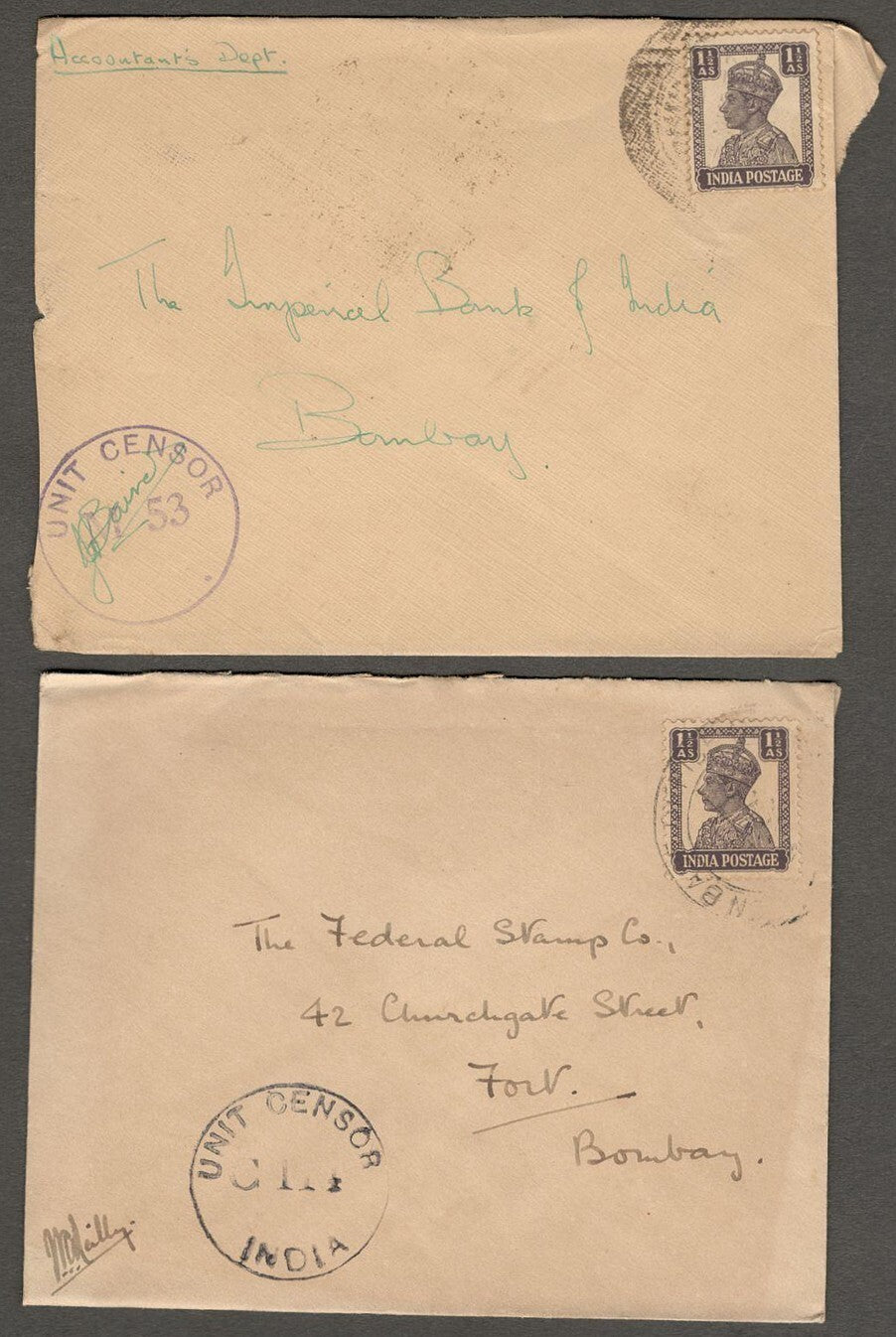 India WW2 military covers (54)